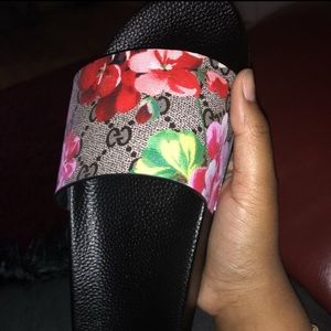 Gucci Floral Slides